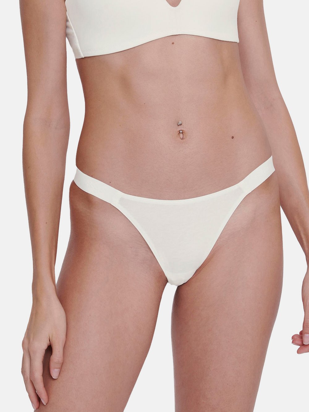 sloggi Tanga Damen Baumwolle beige, XS