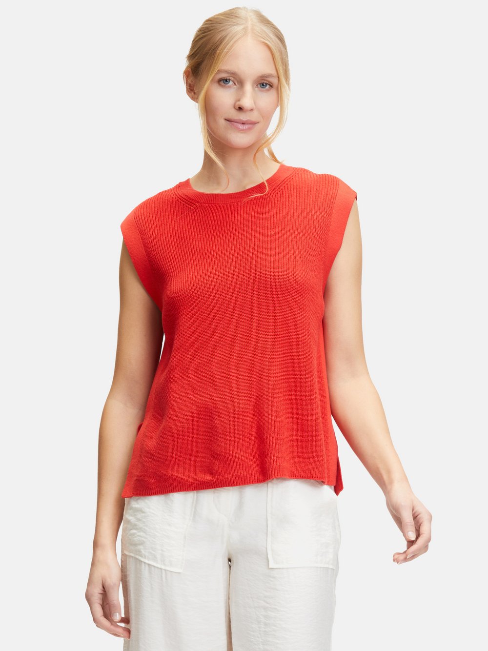 Betty Barclay Strick-Top Damen Baumwolle rot, 36