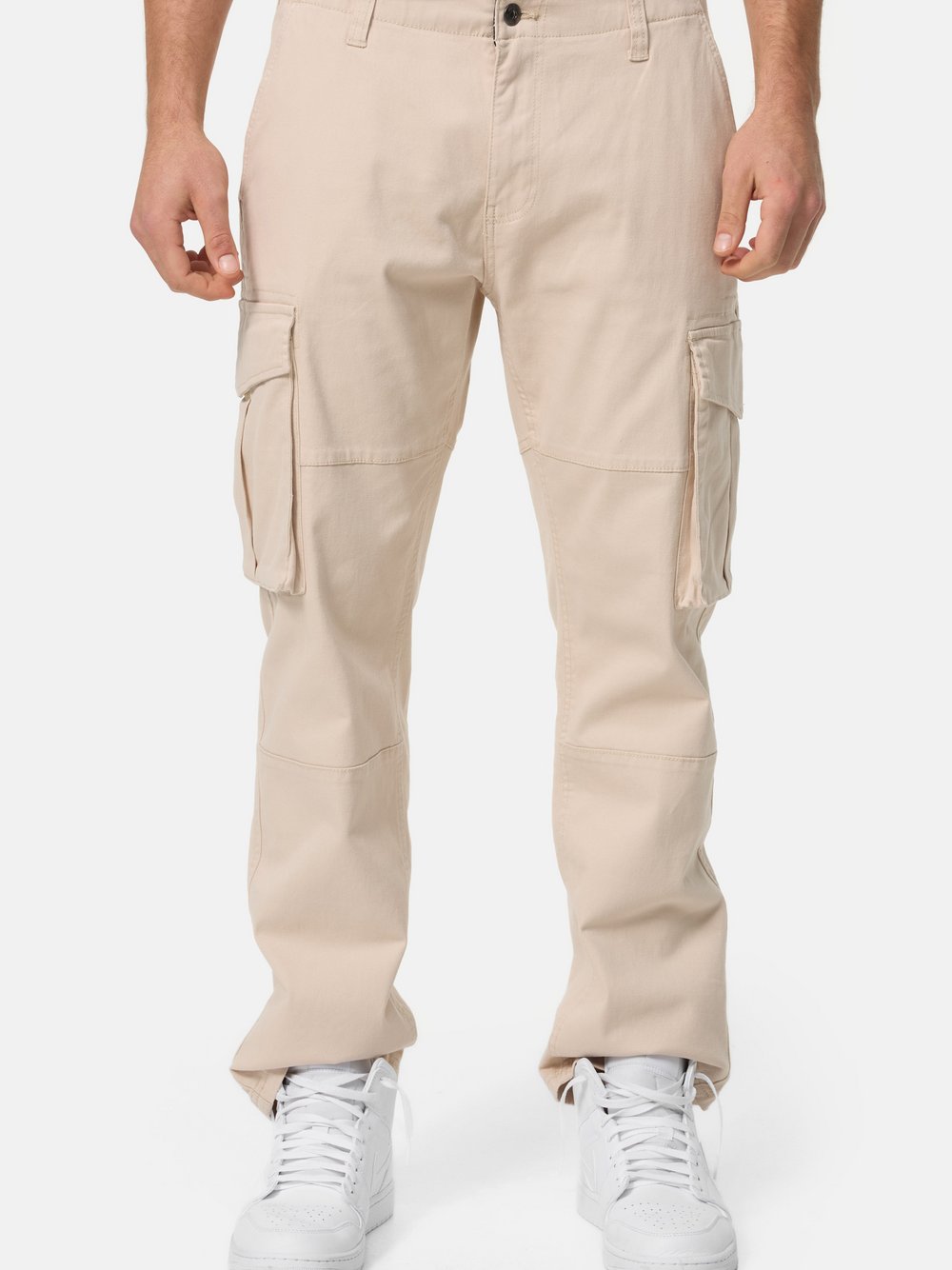 Indicode Cargohose Herren Baumwolle beige, XXL