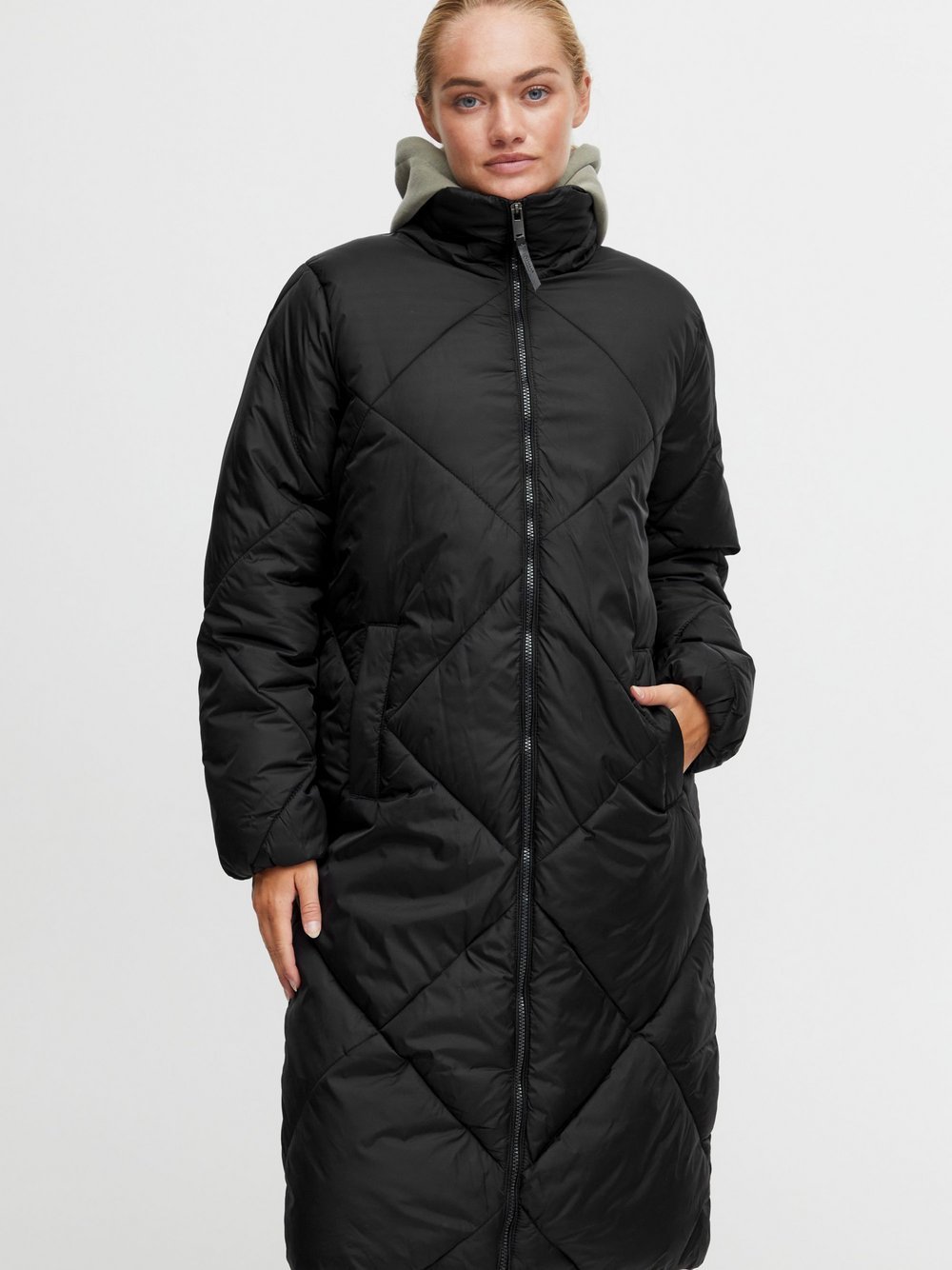 OXMO Steppmantel Damen schwarz, 42