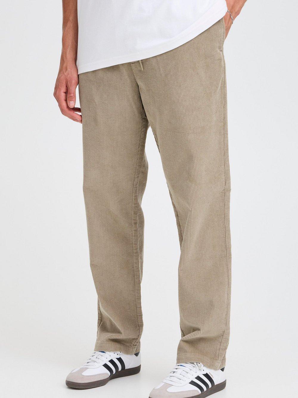 Solid Cordhose Herren Baumwolle beige, XXL