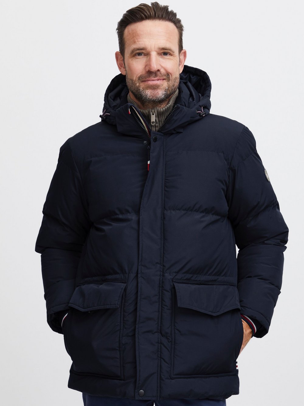 FQ1924 Parka Herren blau, L