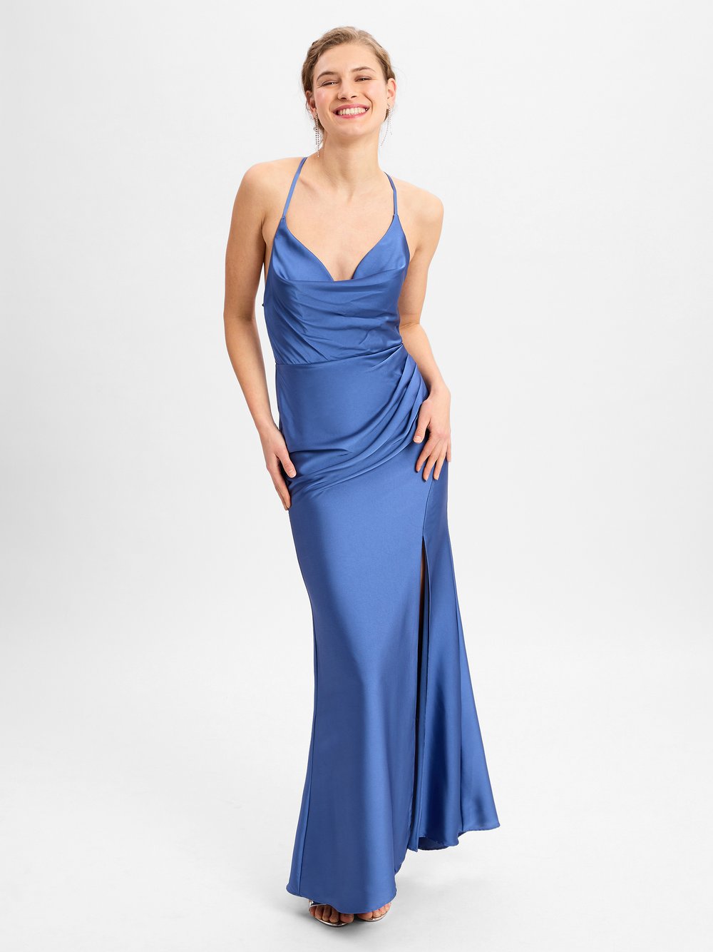 Laona Abendkleid Damen blau, 38