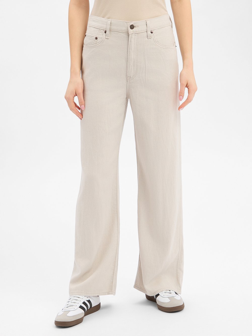 Levi's Jeans Damen Baumwolle beige meliert, 27-30