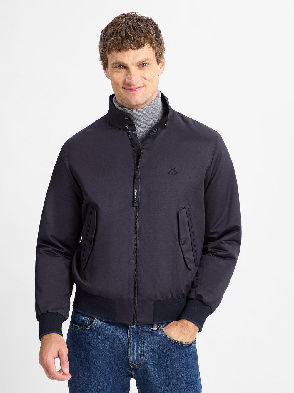 Marc O'Polo Blouson Herren Baumwolle blau, XXL