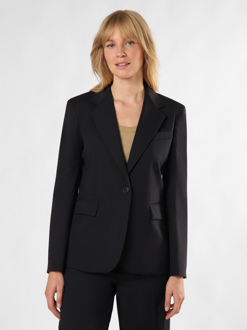 Weekend Max Mara Blazer Damen Schurwolle blau, 34