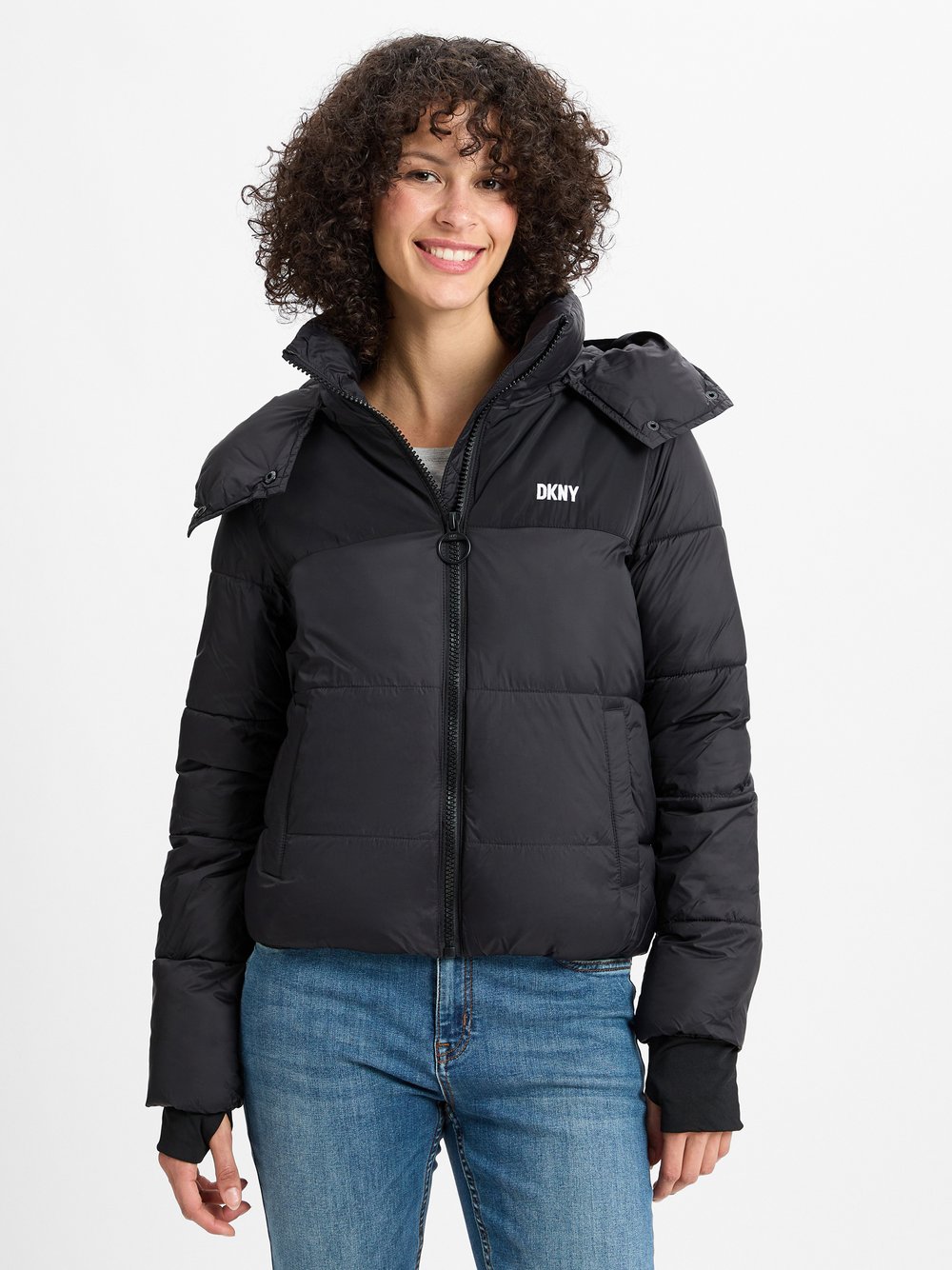 DKNY Sport Steppjacke Damen schwarz, S