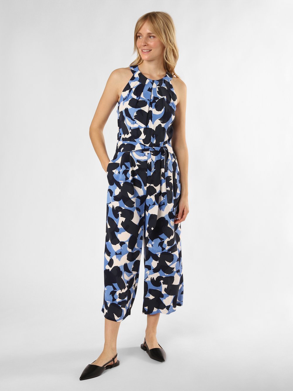 Betty & Co Jumpsuit Damen mehrfarbig gemustert, 36