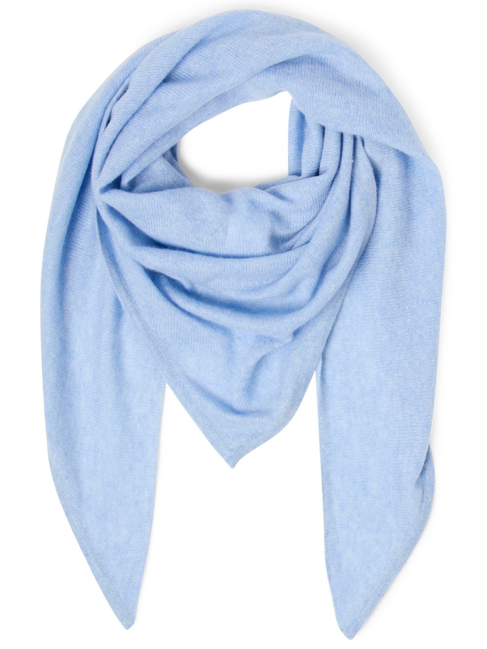 Marie Lund Pure Cashmere Schal Damen blau meliert, ONE SIZE