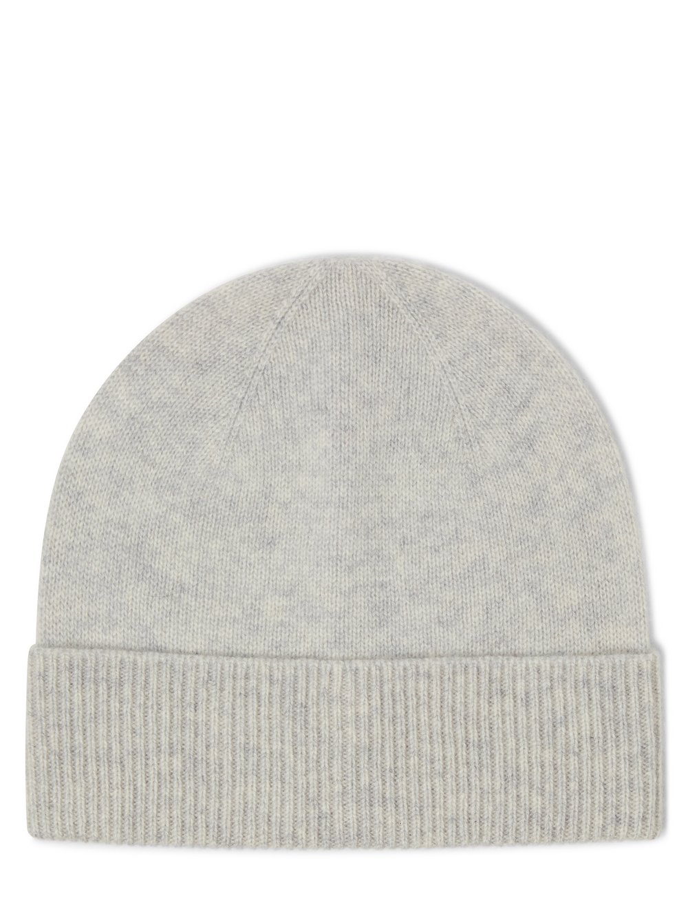 Marie Lund Mütze Damen Cashmere grau meliert, ONE SIZE