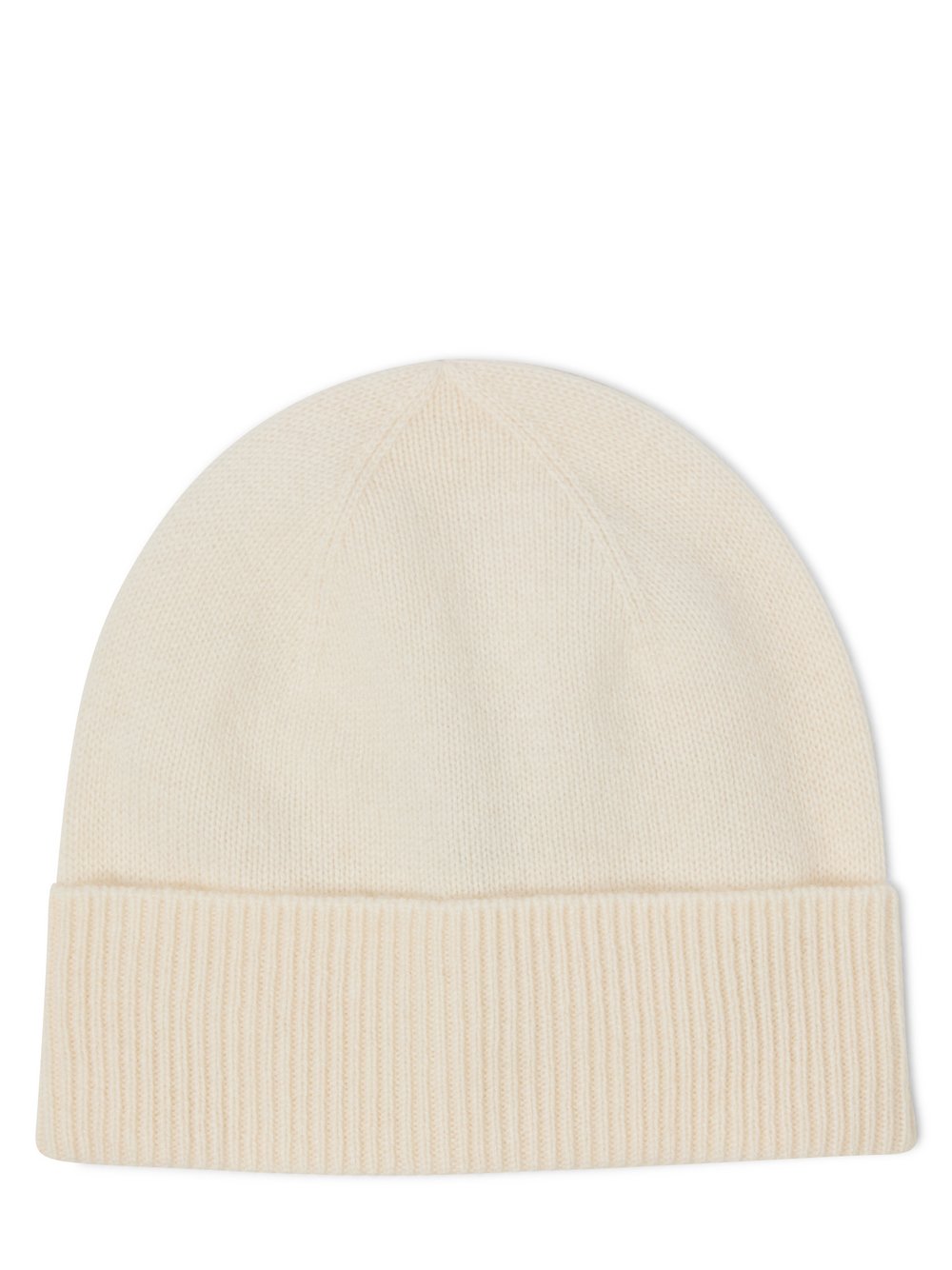 Marie Lund Mütze Damen Cashmere weiß, ONE SIZE