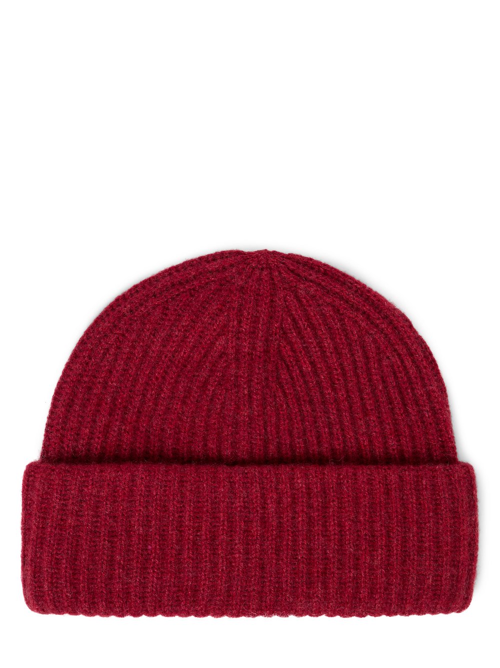 Marie Lund Mütze aus Kaschmir Damen Cashmere rot, ONE SIZE