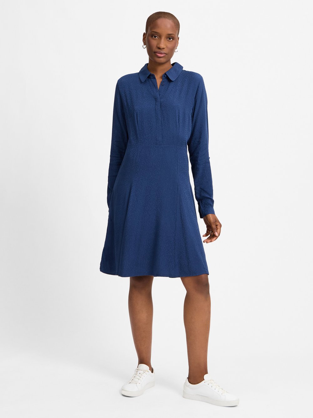 Nümph Kleid Damen Viskose blau, 42