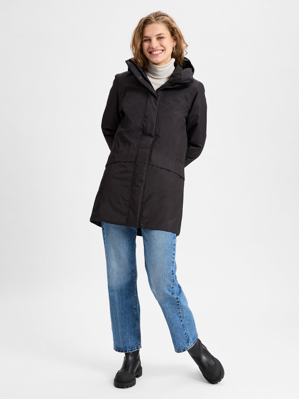 Didriksons Parka -CAJSA WNS PARKA 6 Damen schwarz, 38