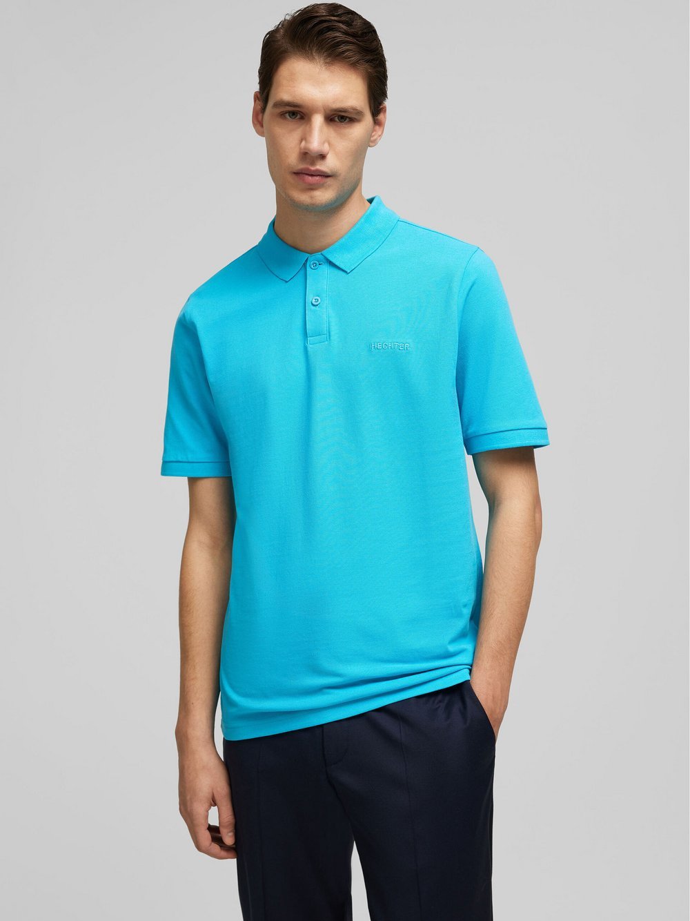 Daniel Hechter Poloshirt Herren Baumwolle grün, L