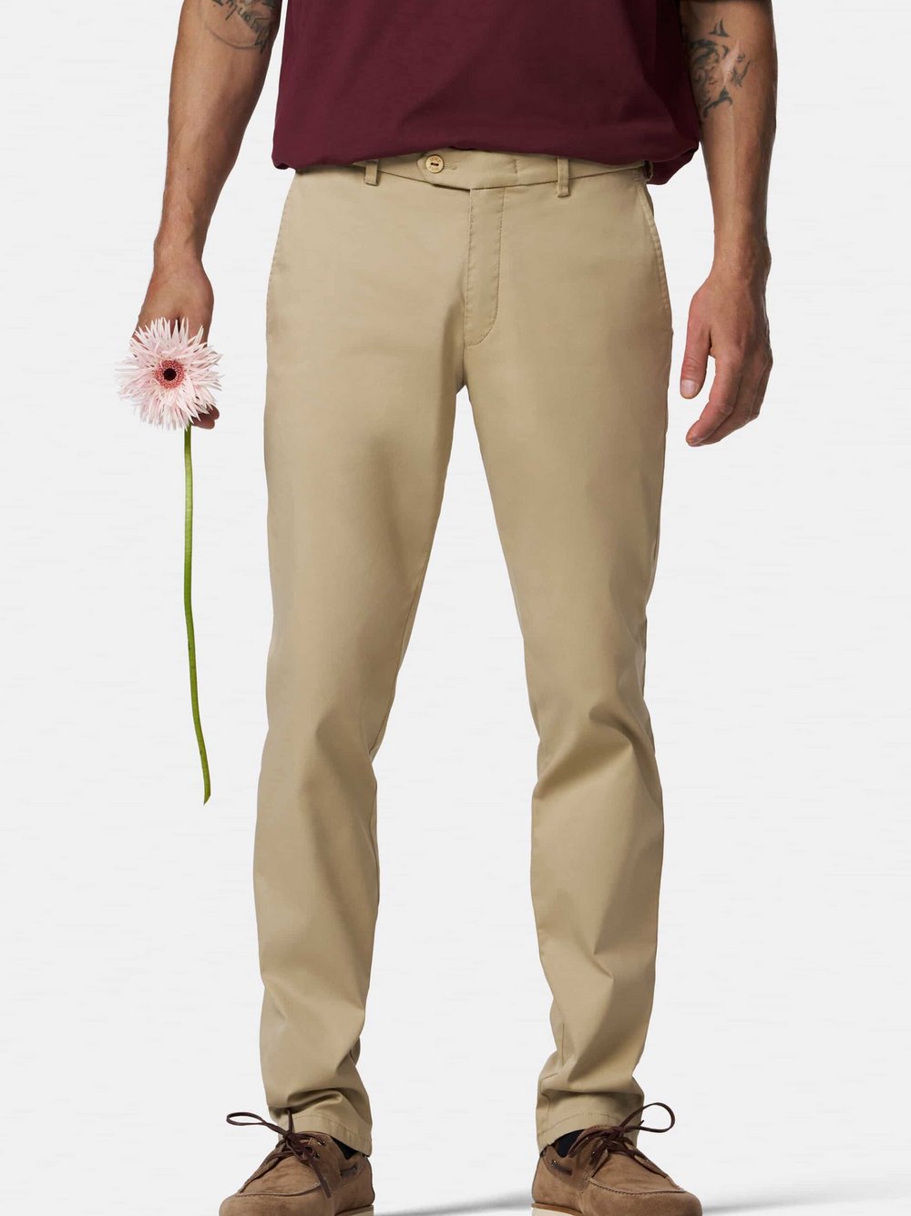 MMX Chino Herren Baumwolle beige, 38-34