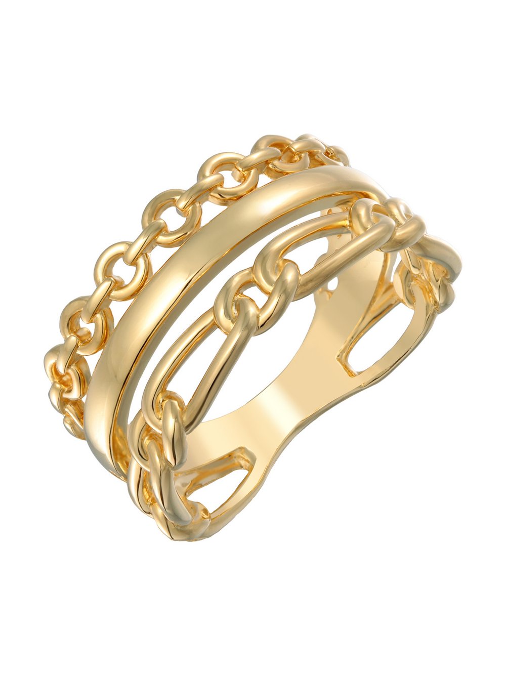 Elli Ring Damen Messing gold, 52