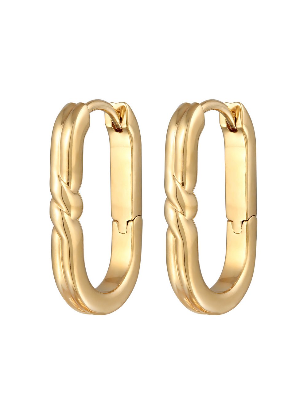 Thumbnail - Elli Ohrringe Damen Messing gold, 21