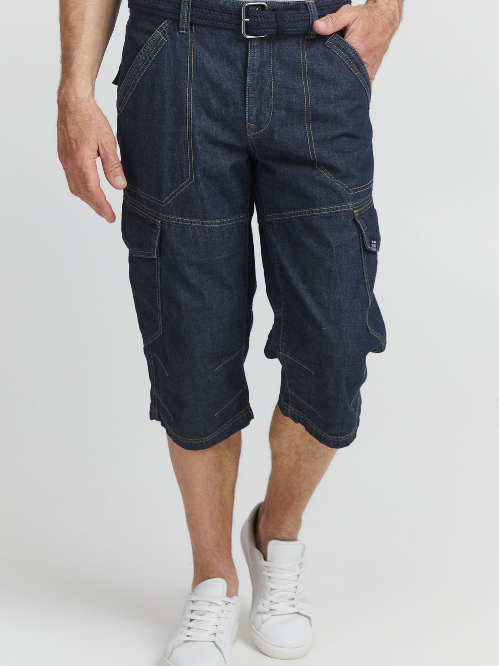 FQ1924 Cargoshorts Herren Baumwolle blau, S