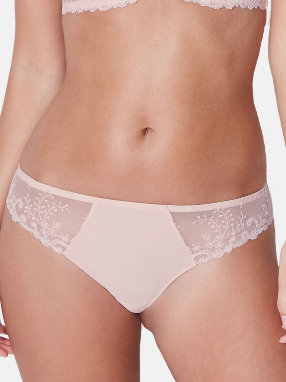 Simone Perele String Damen rosa gemustert, 42