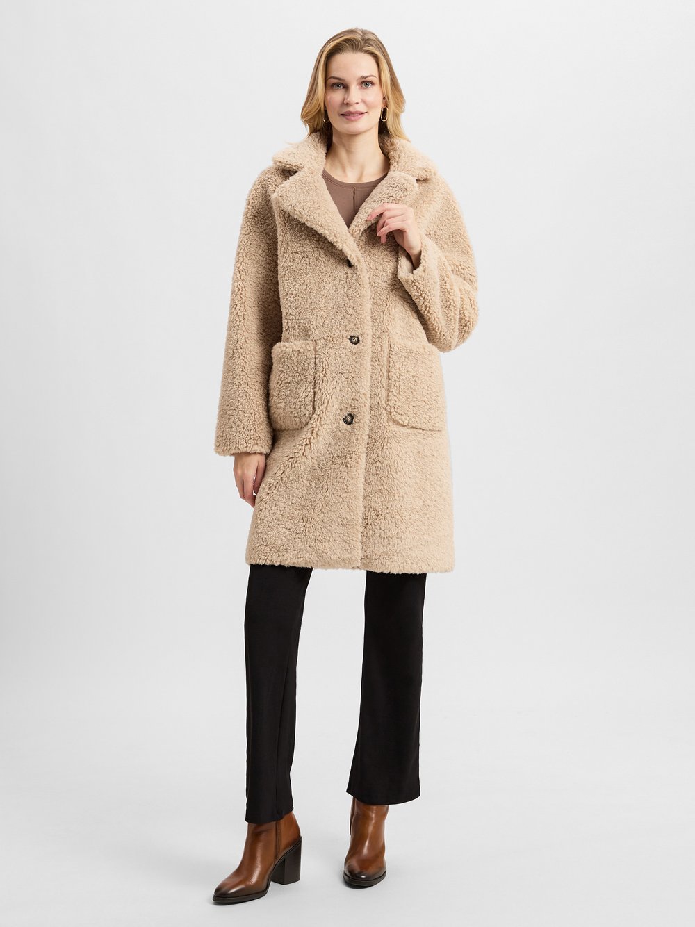 Nümph Wendemantel Damen beige, 44