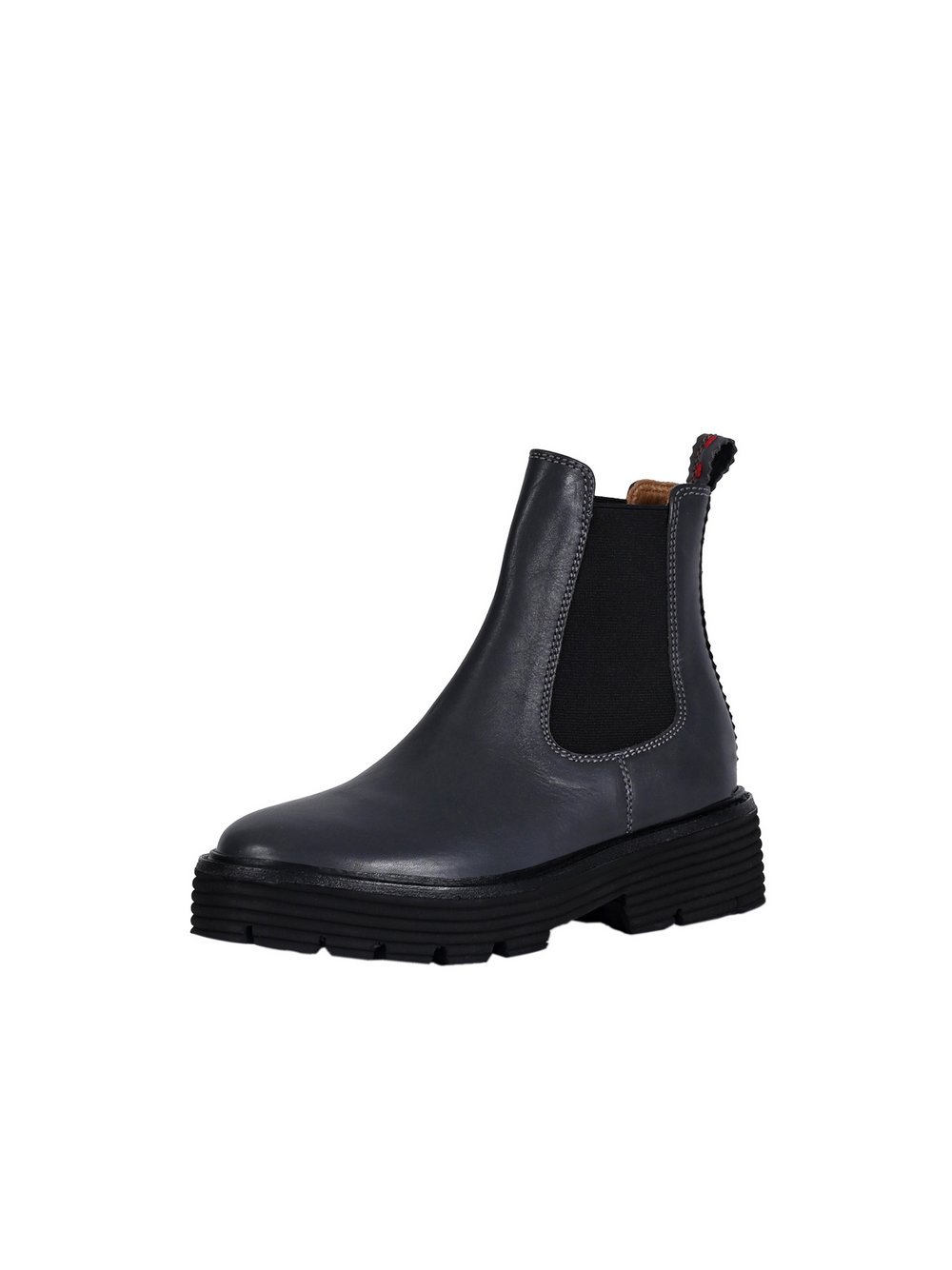 Crickit Chelsea-Boots Damen Leder grau, 37