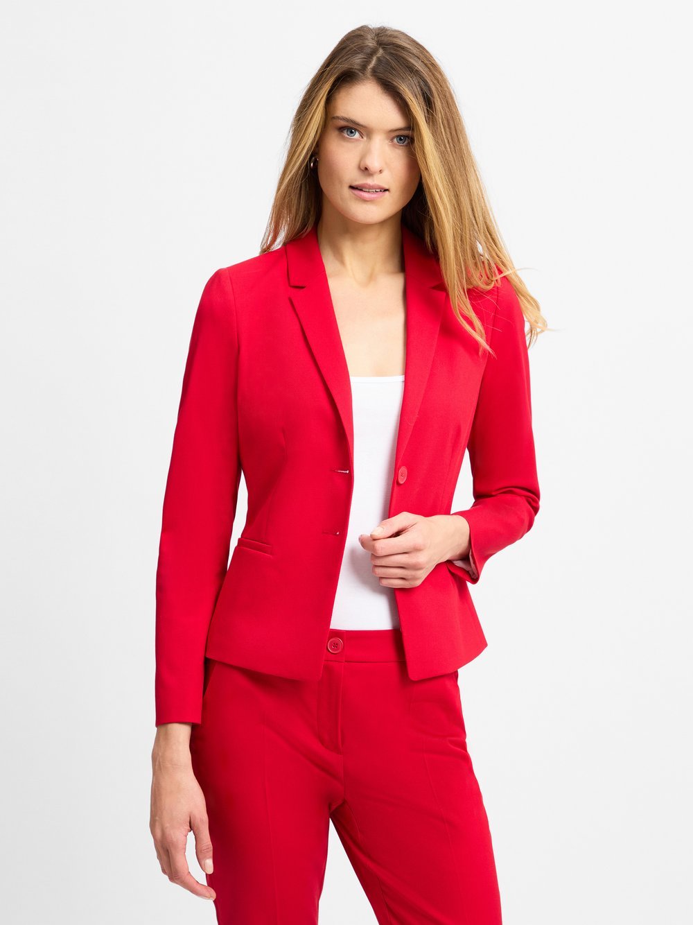 Marie Lund Blazer Damen Baumwolle rot, 44