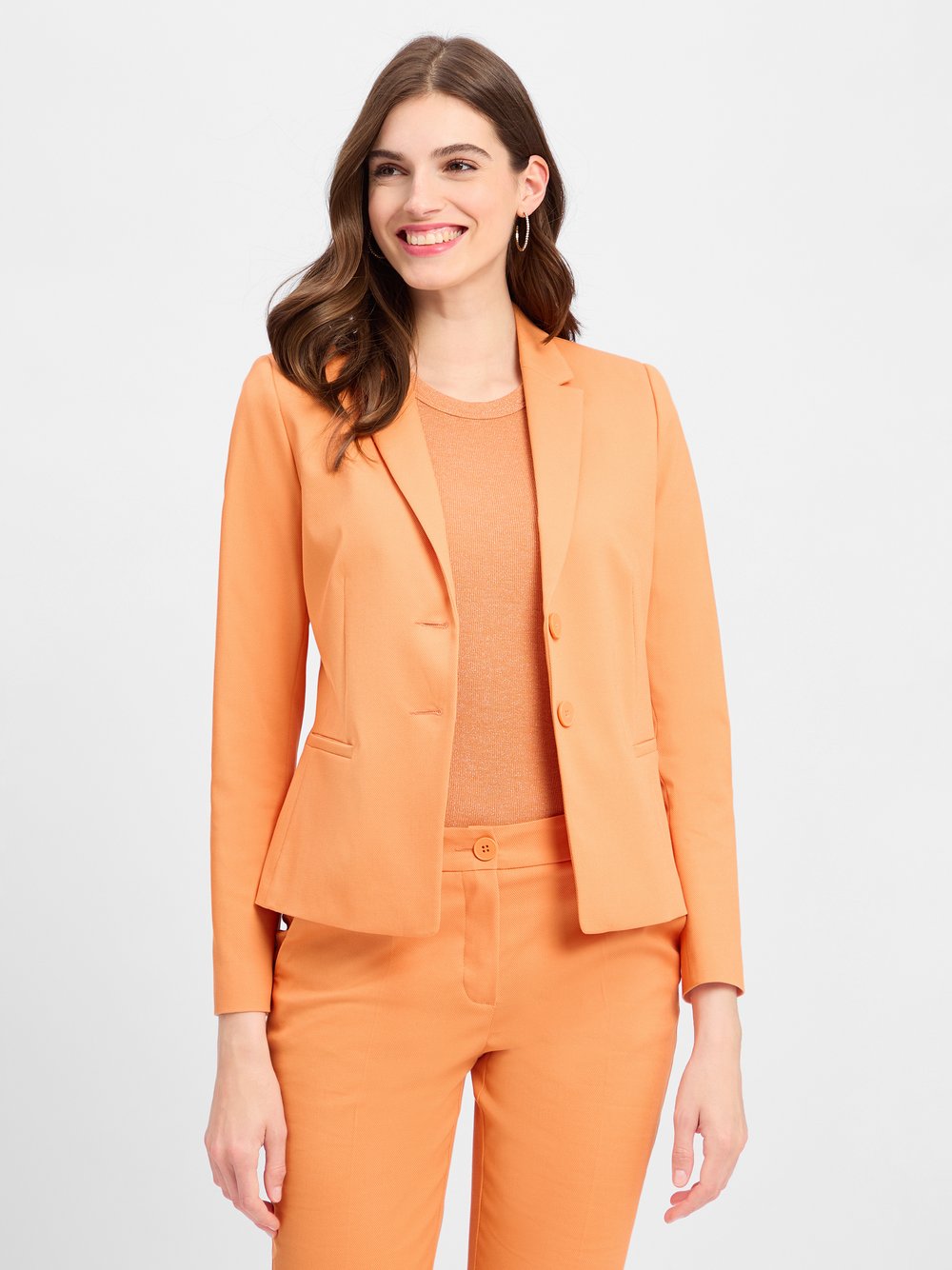 Marie Lund Blazer Damen Baumwolle orange, 44