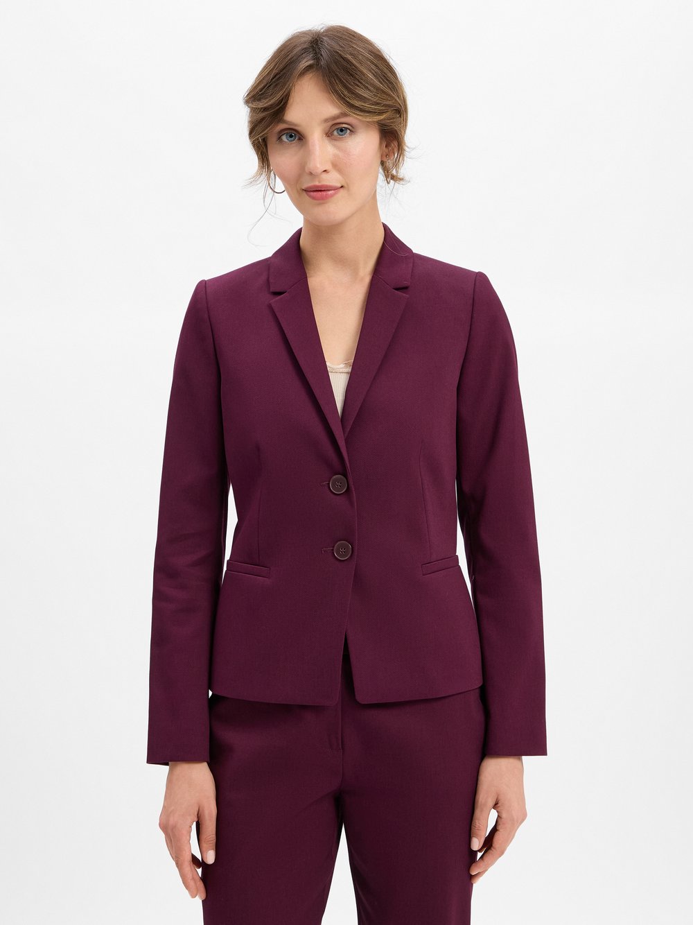 Marie Lund Kurzblazer Damen Baumwolle mehrfarbig, 44