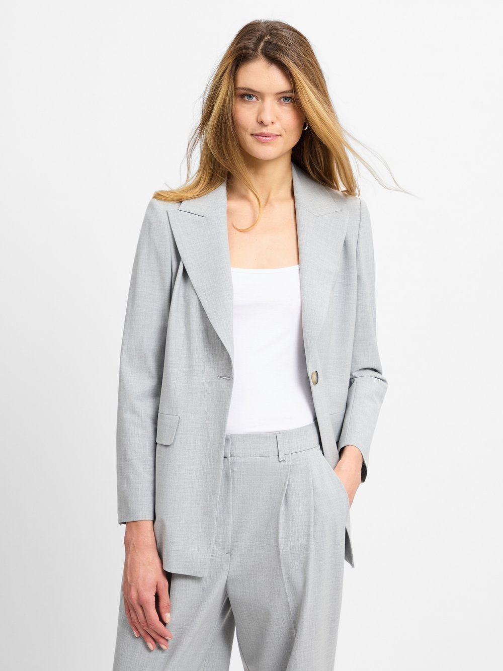 Marie Lund Blazer Damen grau meliert, 36