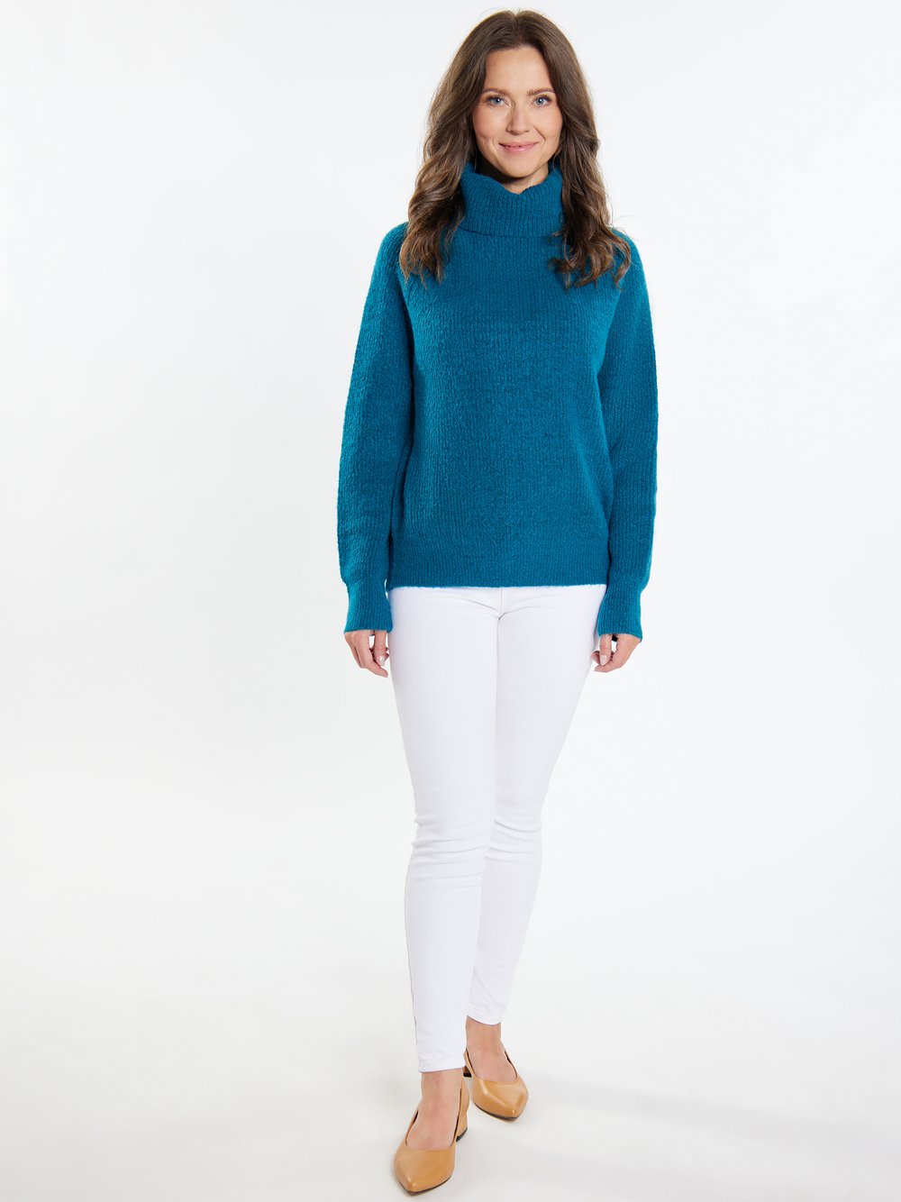 Usha Strickpullover Damen blau, XXL