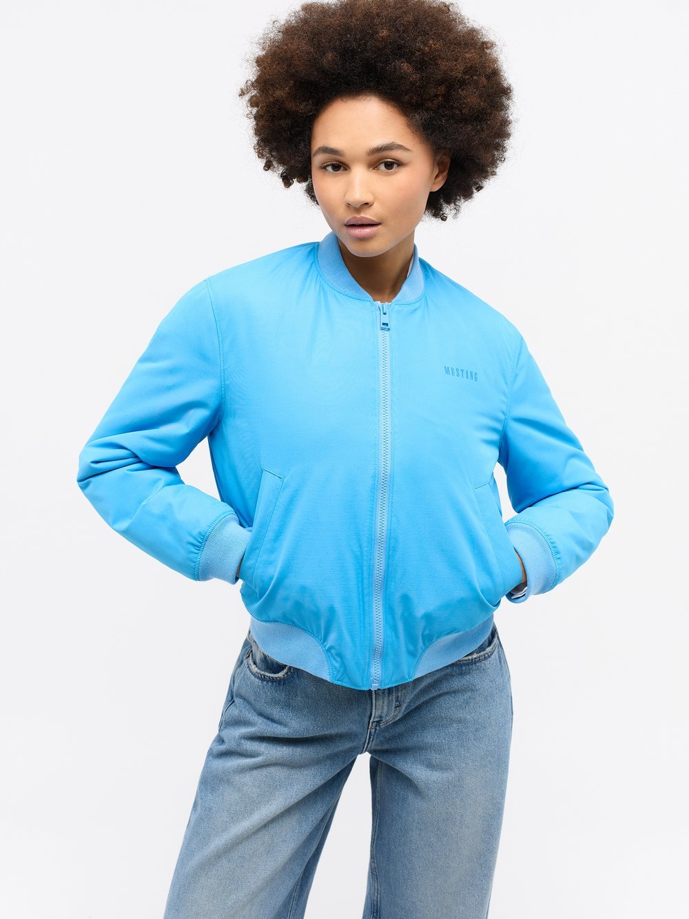 Mustang Blouson Damen blau, L