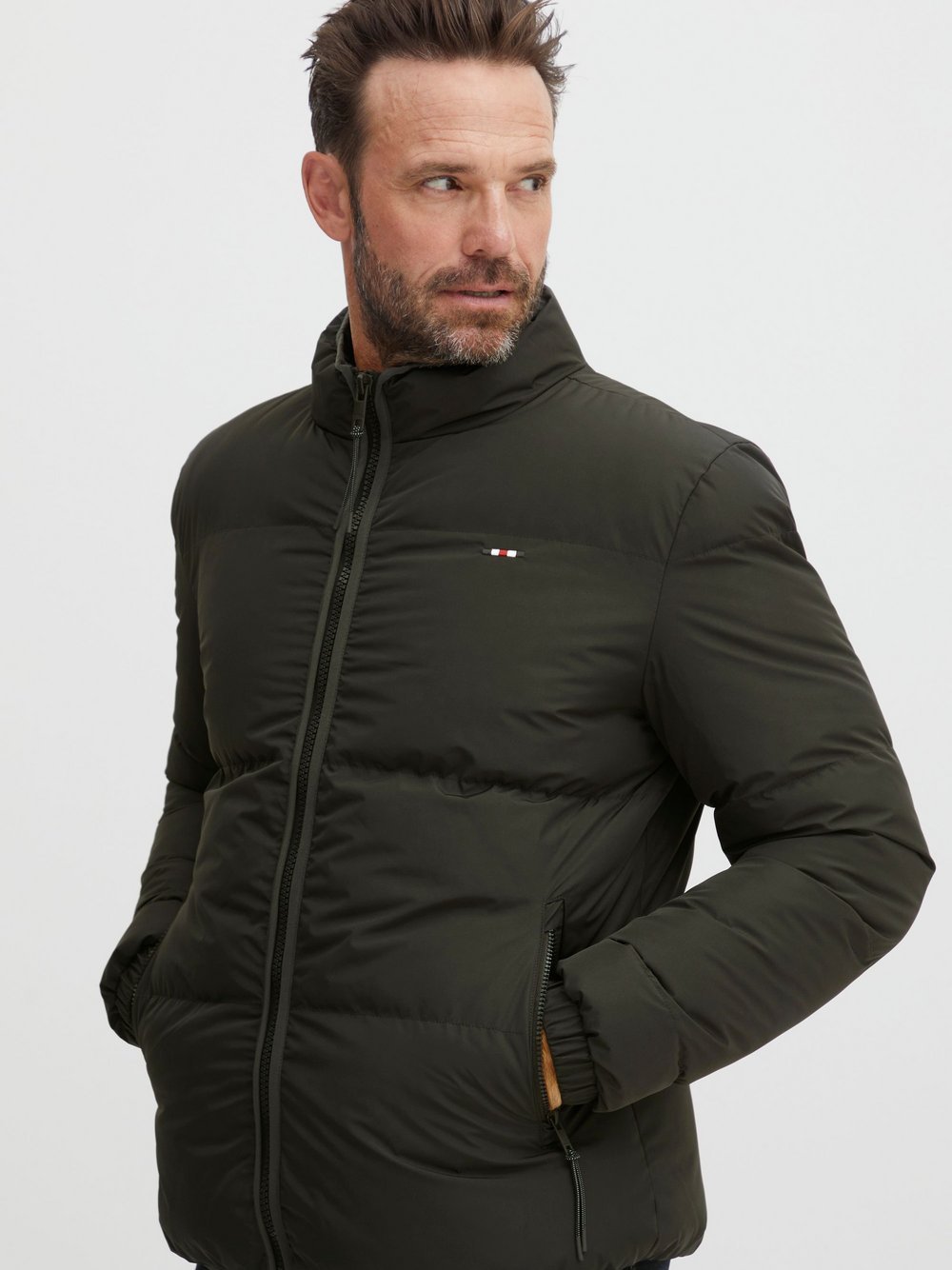 FQ1924 Steppjacke Herren grau, XXL