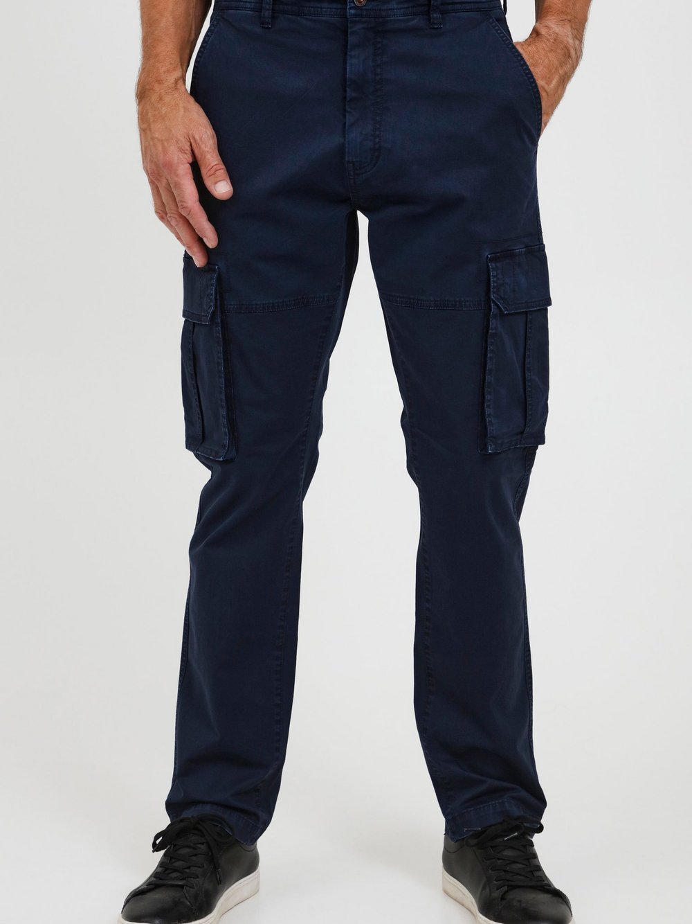 FQ1924 Cargohose Herren Baumwolle blau, XL