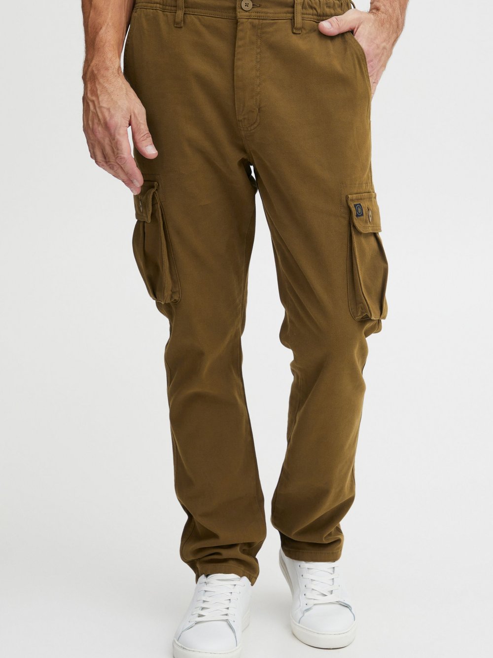 FQ1924 Cargohose Herren Baumwolle braun, M