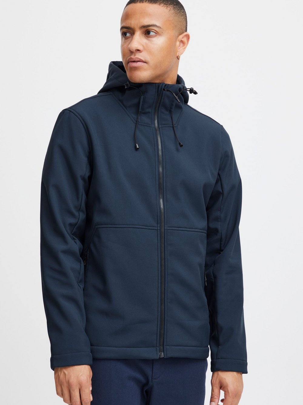 BLEND Softshelljacke Herren blau, L