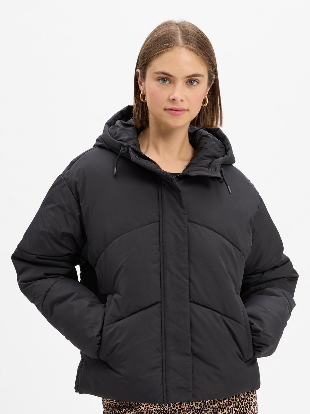 Noisy May Steppjacke Damen schwarz, XL