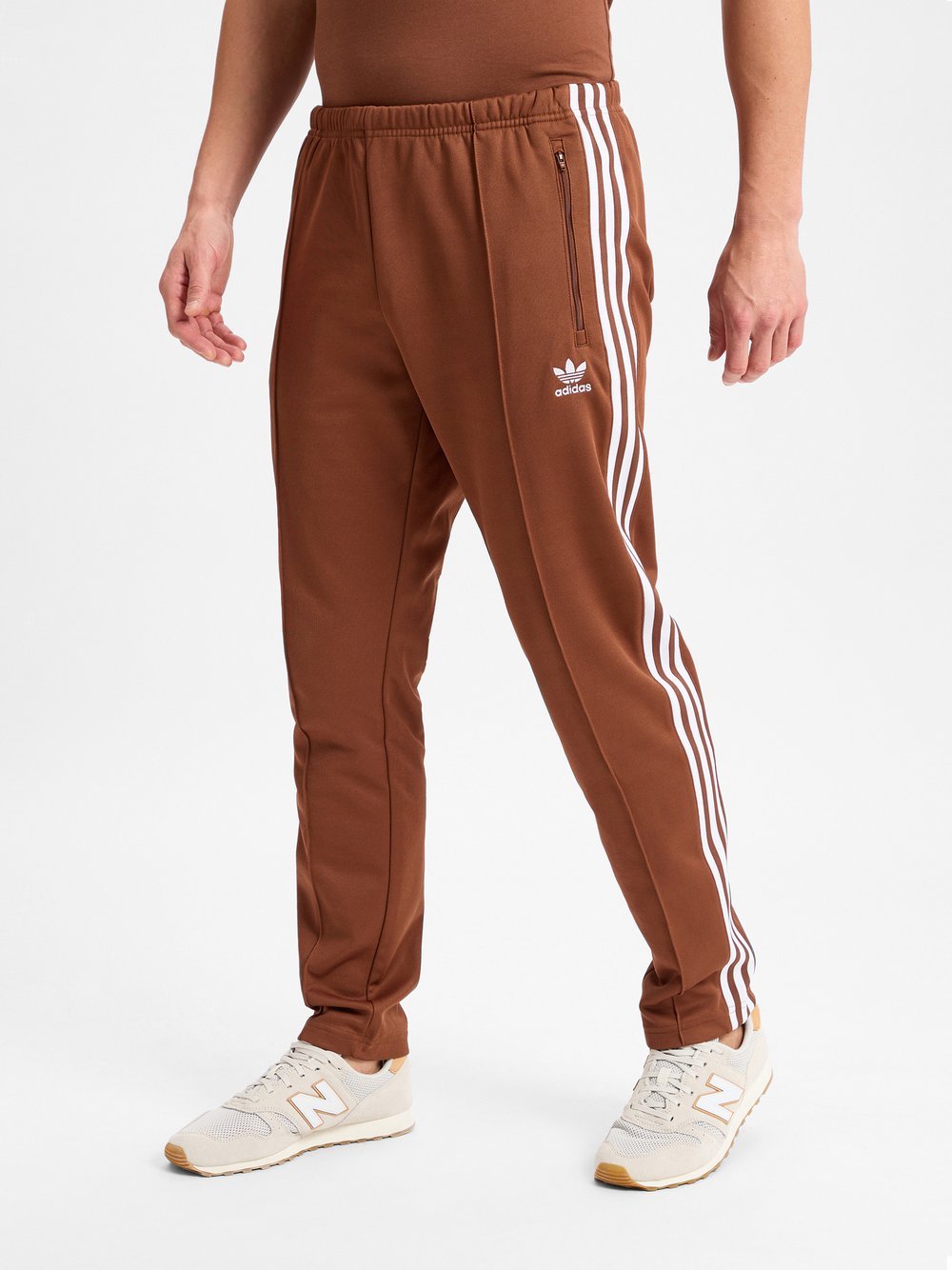 adidas Originals Jogginghose Herren Baumwolle braun, S