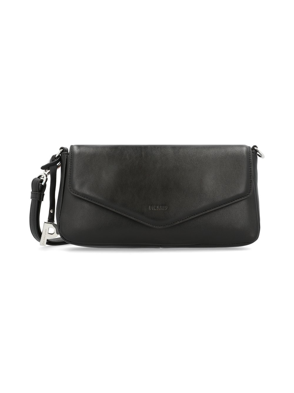 PICARD Abendtasche Damen Leder schwarz strukturiert, ONE SIZE