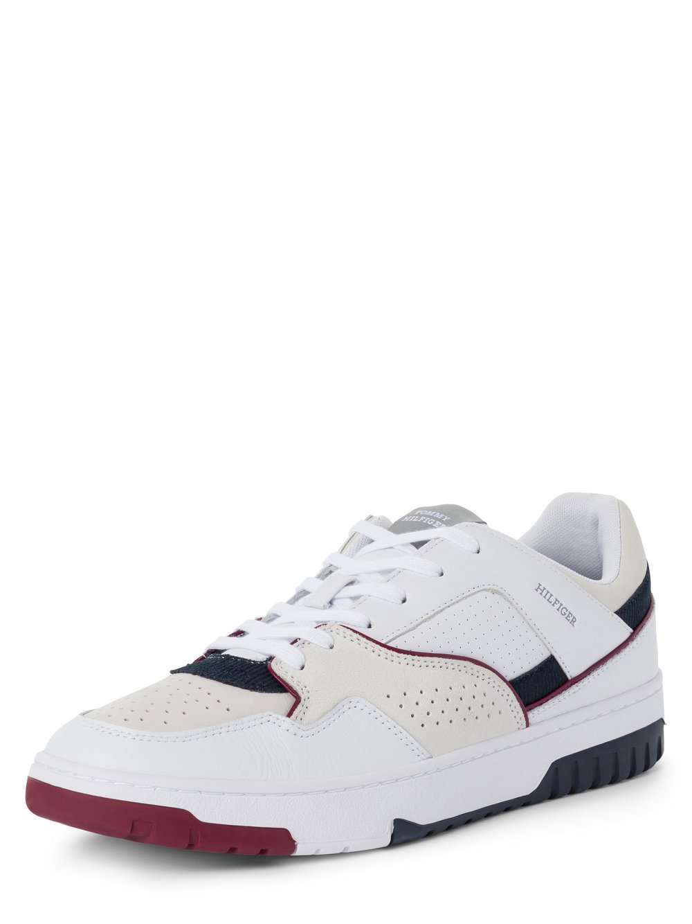 Tommy Hilfiger Sneaker aus Leder Herren mehrfarbig gemustert, 41