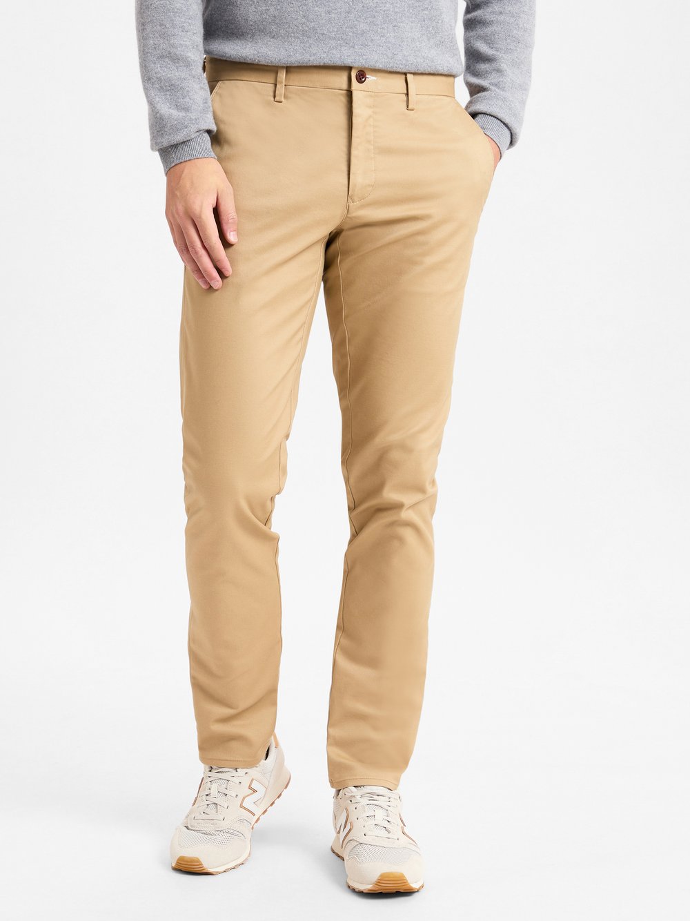 Gant Hose Herren Baumwolle beige, 32-32