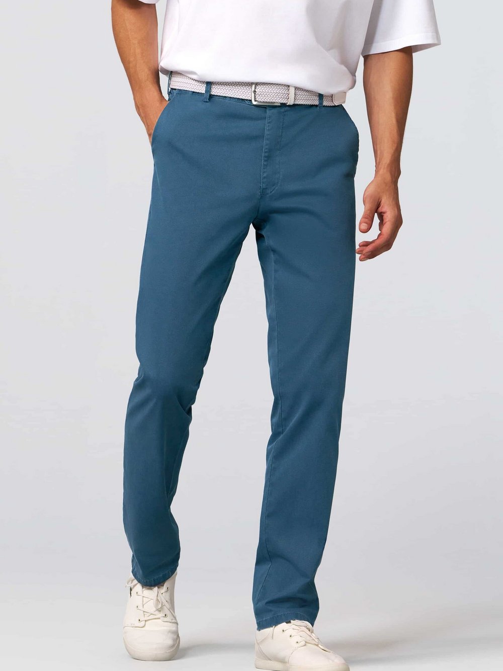 MEYER Chino Herren blau, 52