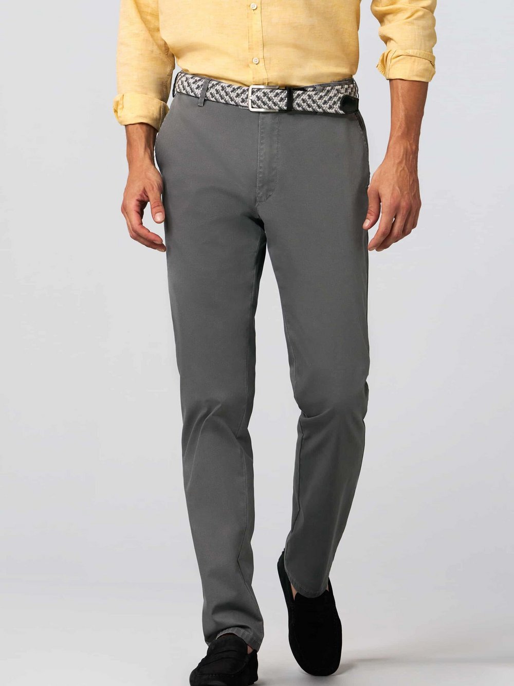 MEYER Chino Herren grau, 50