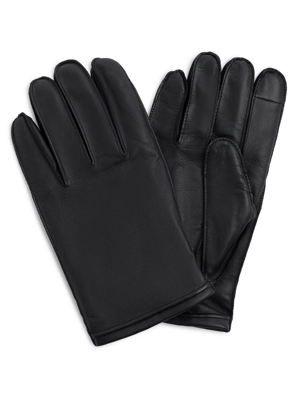 BOSS Handschuhe Herren Leder schwarz, 9