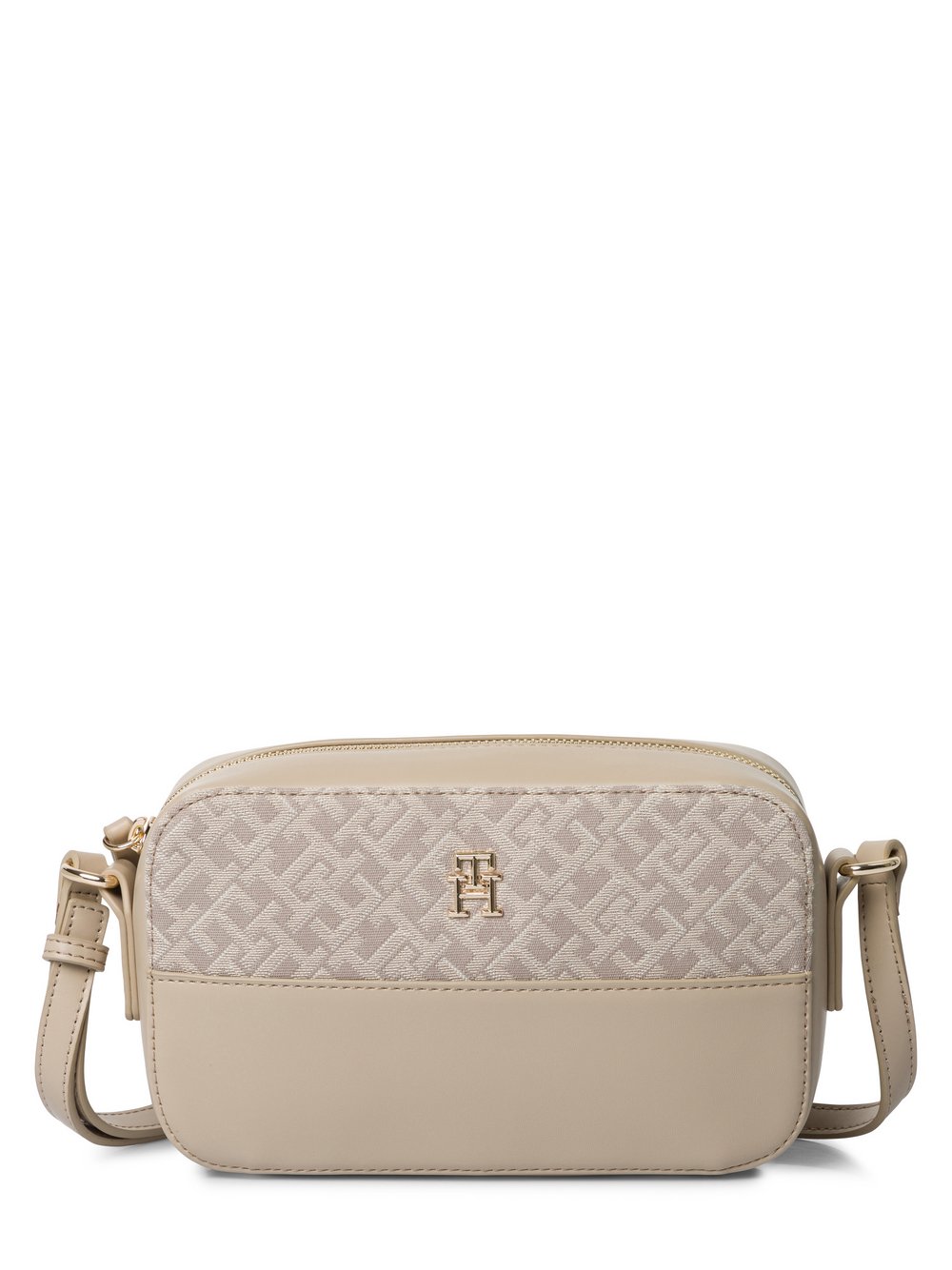 Tommy Hilfiger Handtasche Damen Kunstleder beige gemustert, ONE SIZE