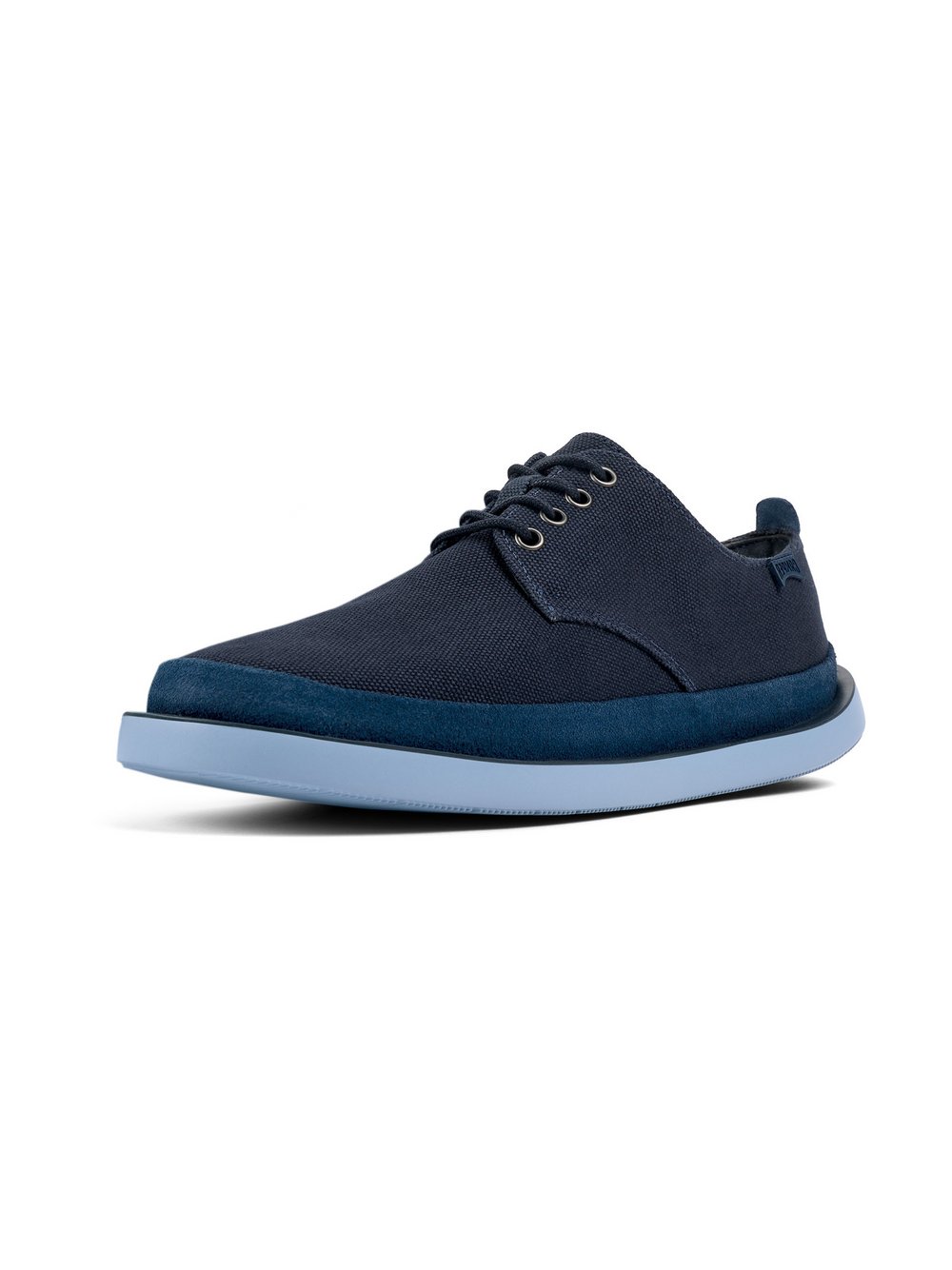 Camper Schnürschuhe Herren Textil blau, 41