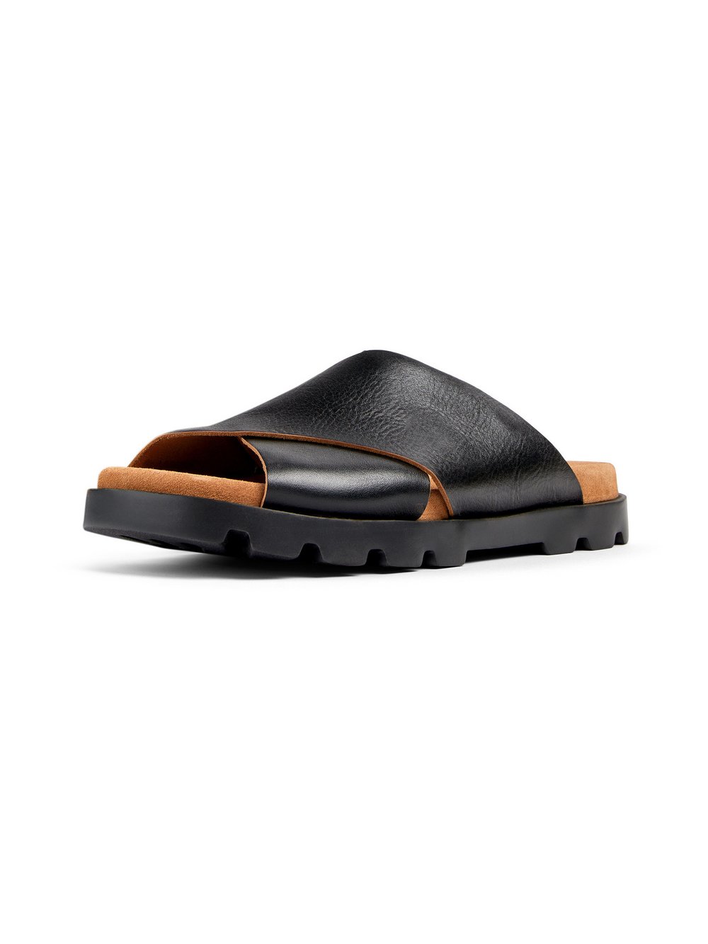 Camper Sandalen Herren Leder schwarz, 42