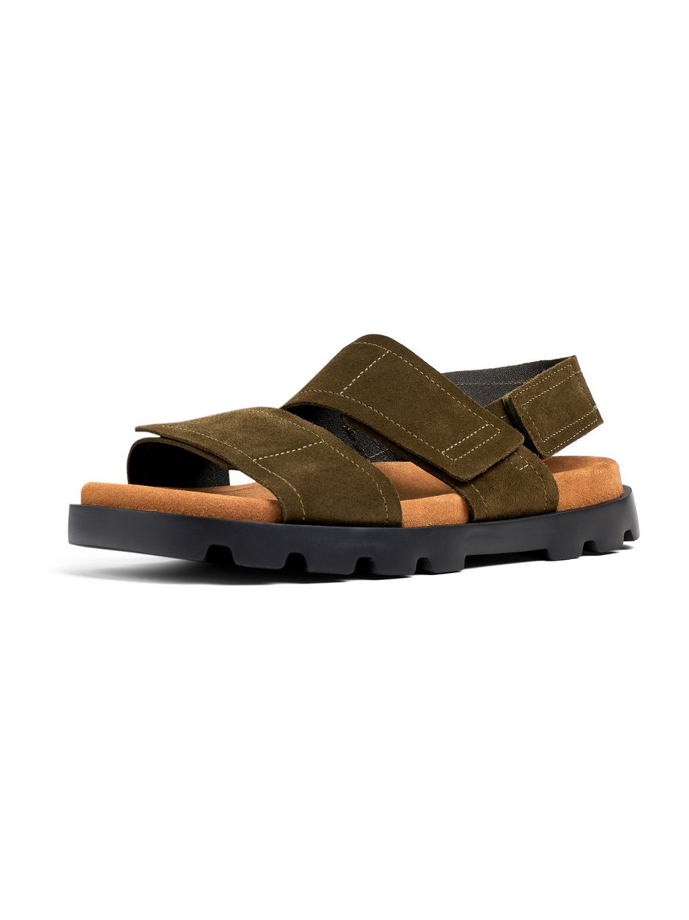 Camper Sandalen Herren Leder grün, 41