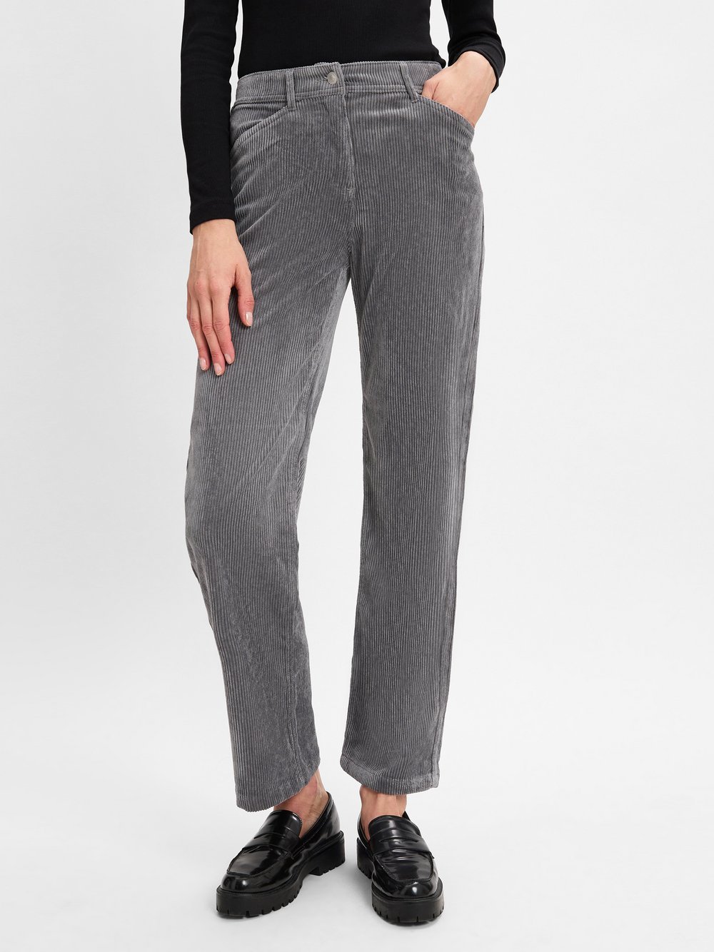 Marie Lund Cordhose Damen grau, 42