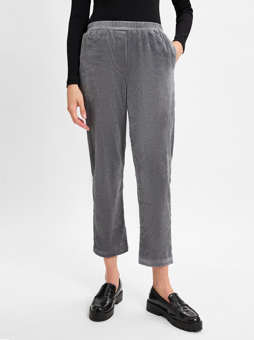 Marie Lund Cordhose Damen grau, 34